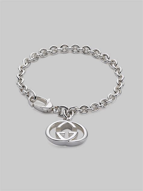 gucci double g silver bracelet.